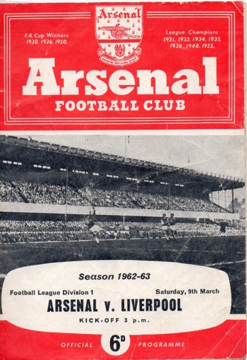 Match programme